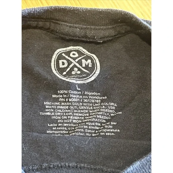 BALANCE DARK & LIGHT SKULL T-SHIRT MENS Large SKELETON GOTH TIME PEACE EUC - Picture 5 of 6